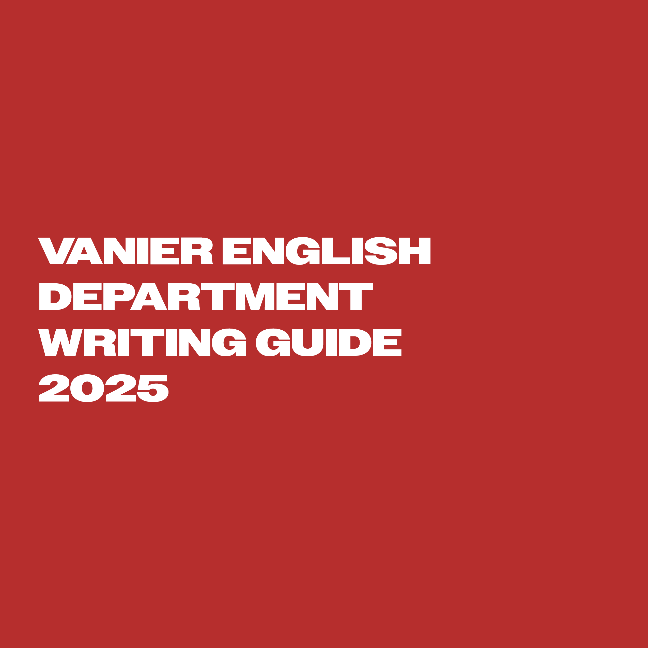 Writing guidebook